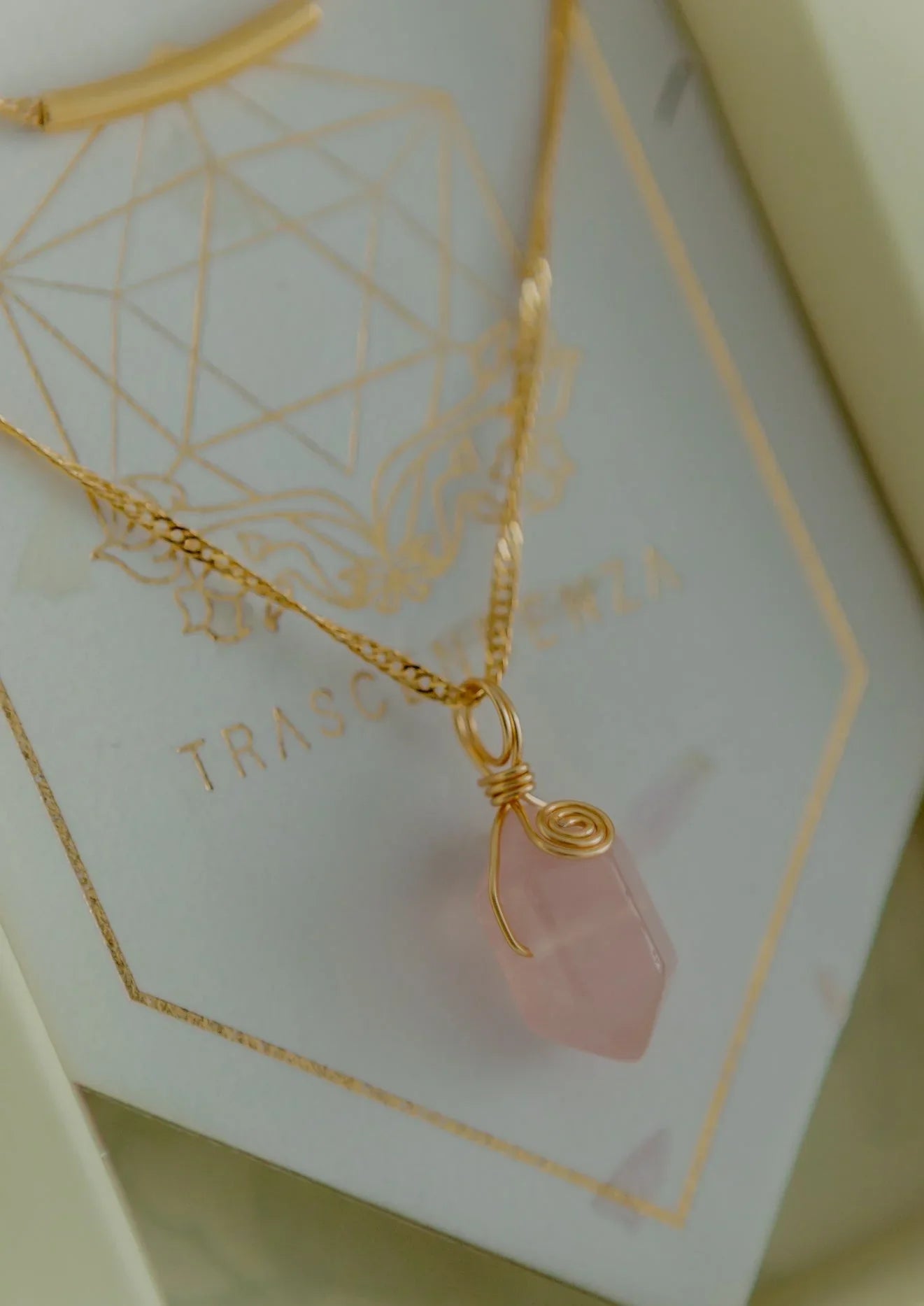 Collar Cuarzo Rosa - Piedra del Amor Incondicional